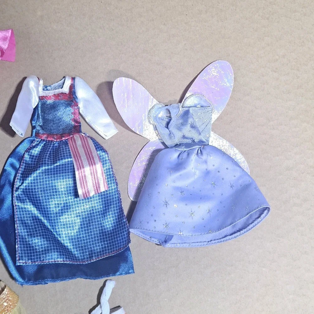 Barbie Lot Of  Doll Character Outfits, 10 Pcs